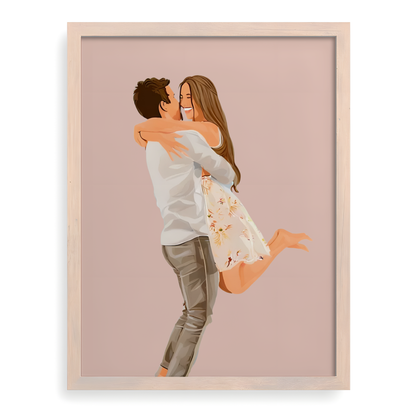 Personalized Couples Portrait