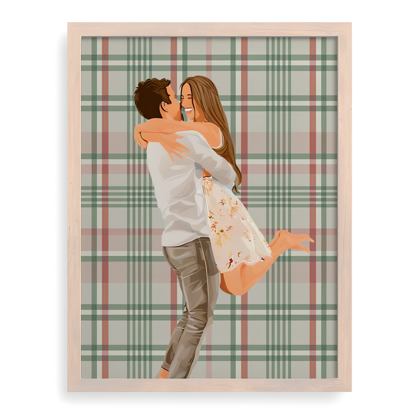 Personalized Couples Portrait