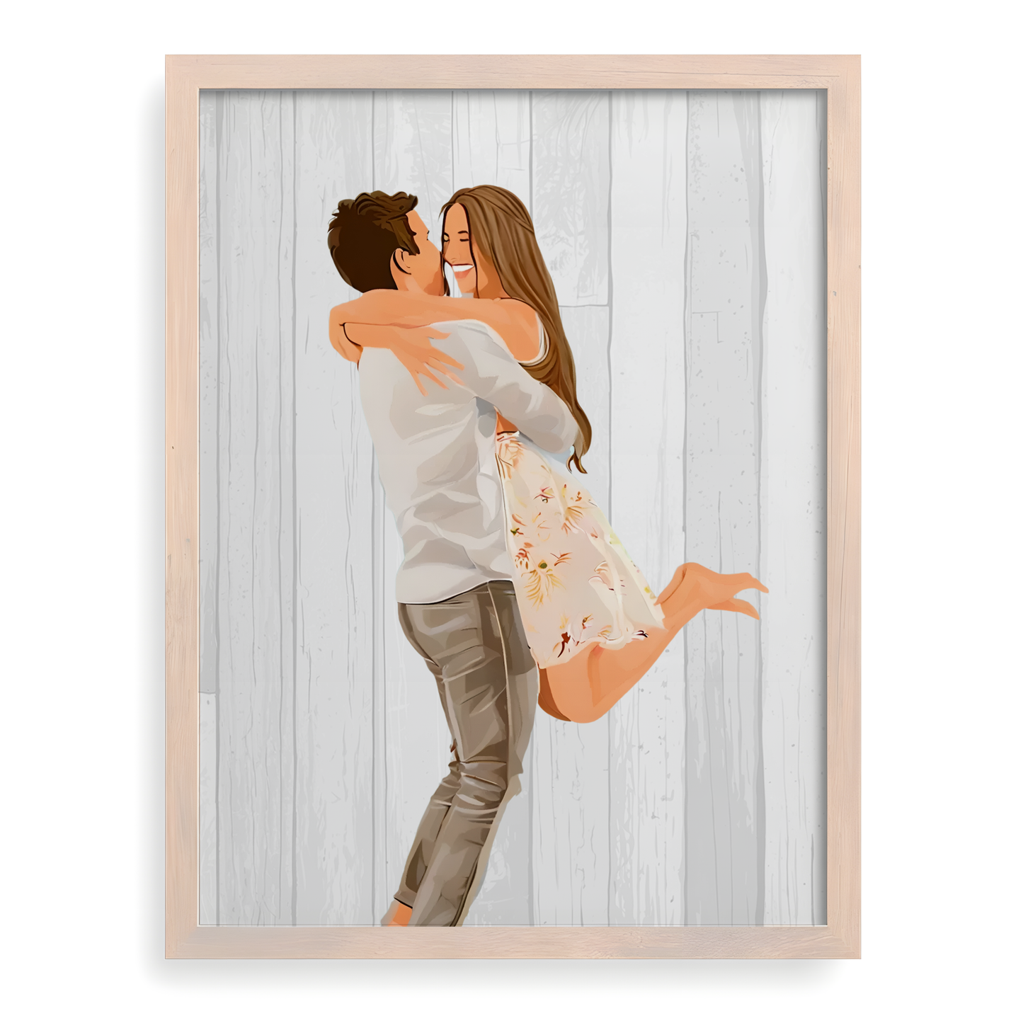 Personalized Couples Portrait