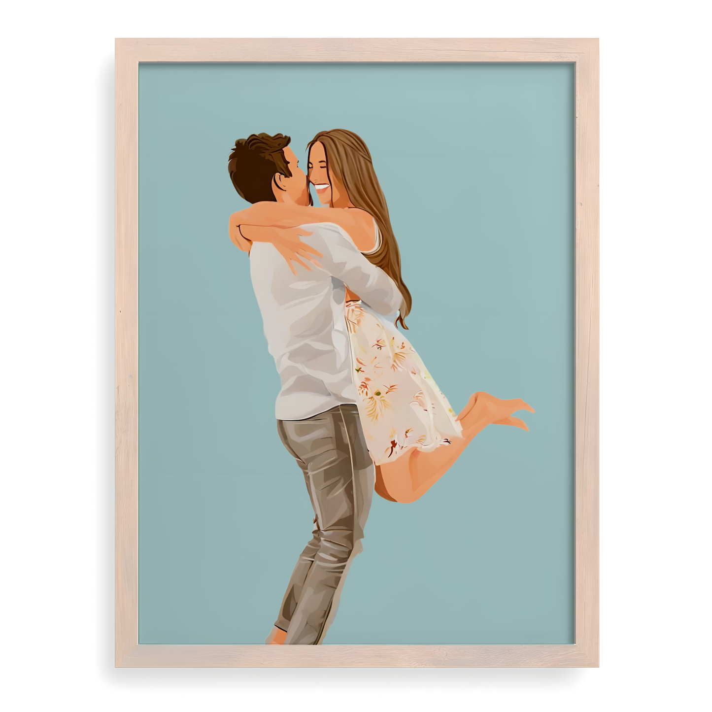 Personalized Couples Portrait