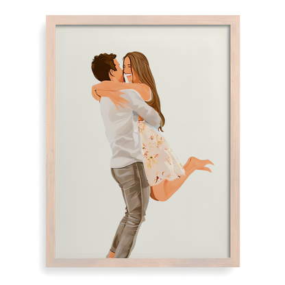 Personalized Couples Portrait