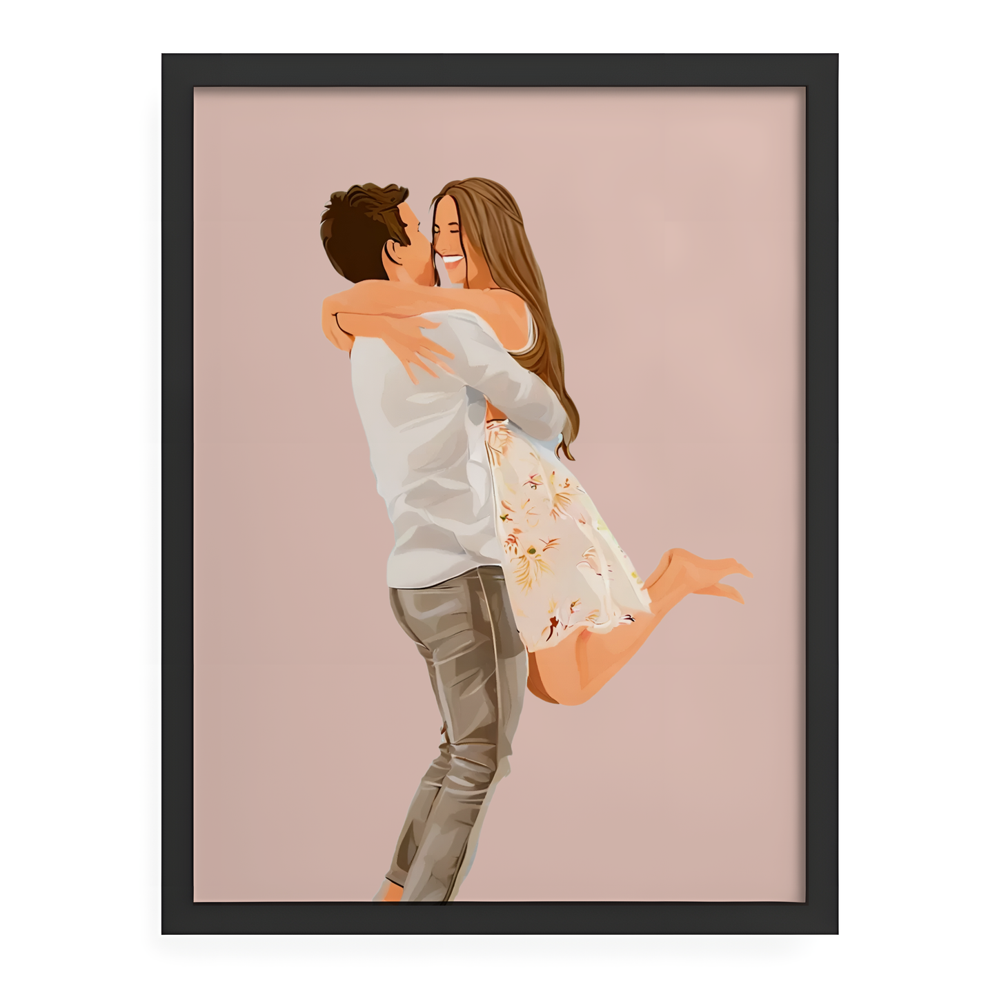 Personalized Couples Portrait