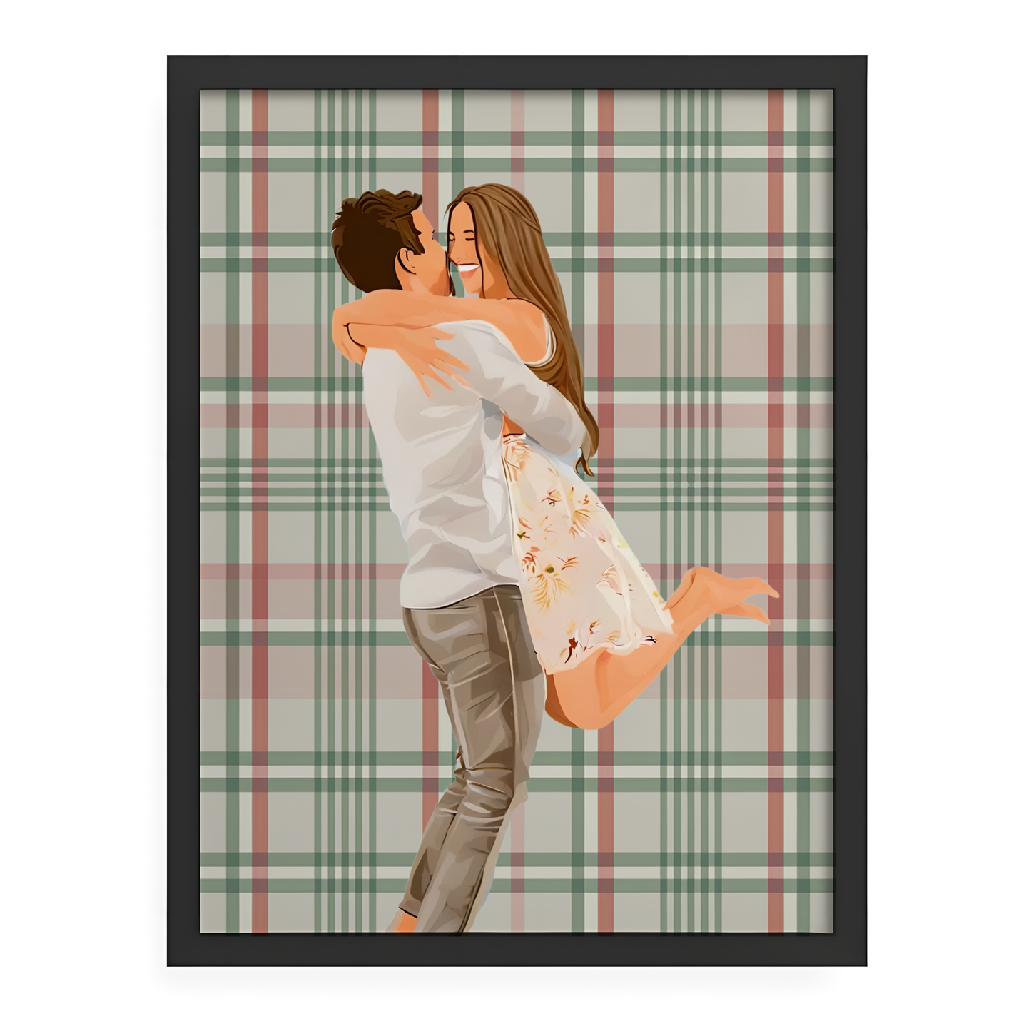 Personalized Couples Portrait