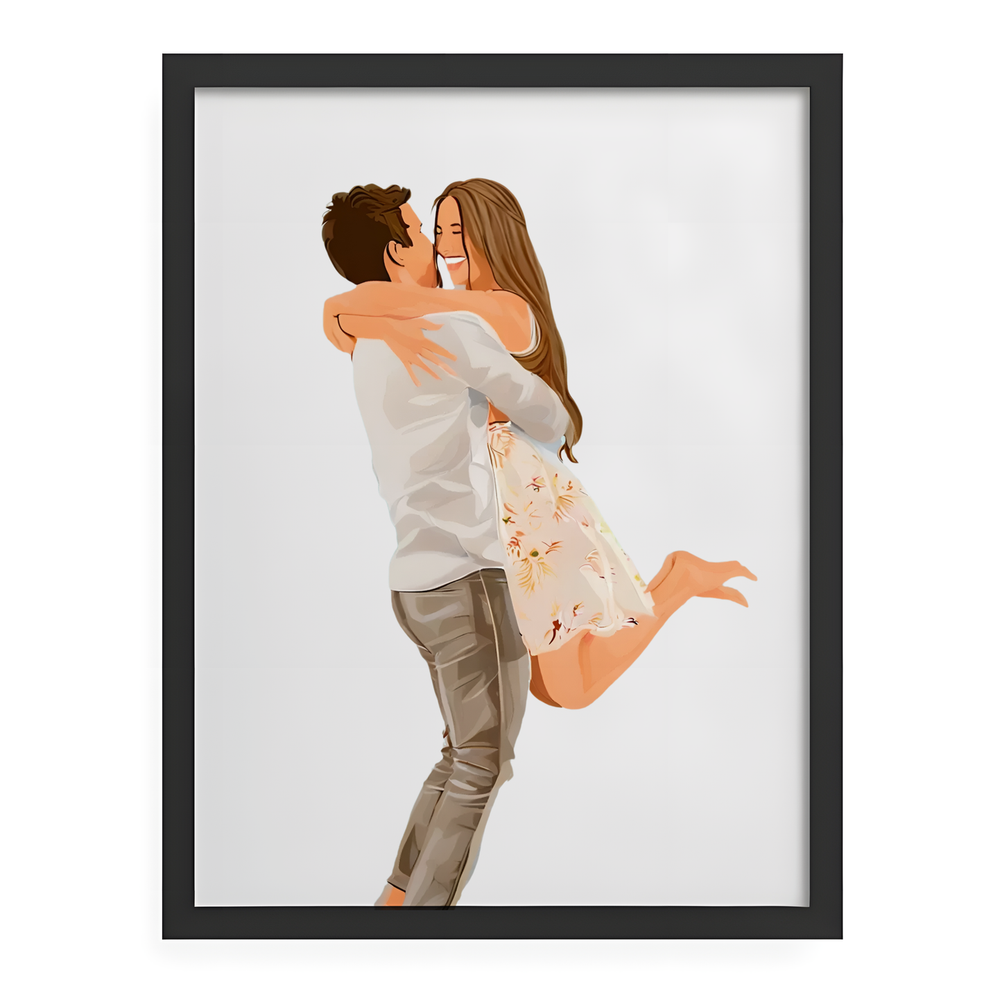 Personalized Couples Portrait