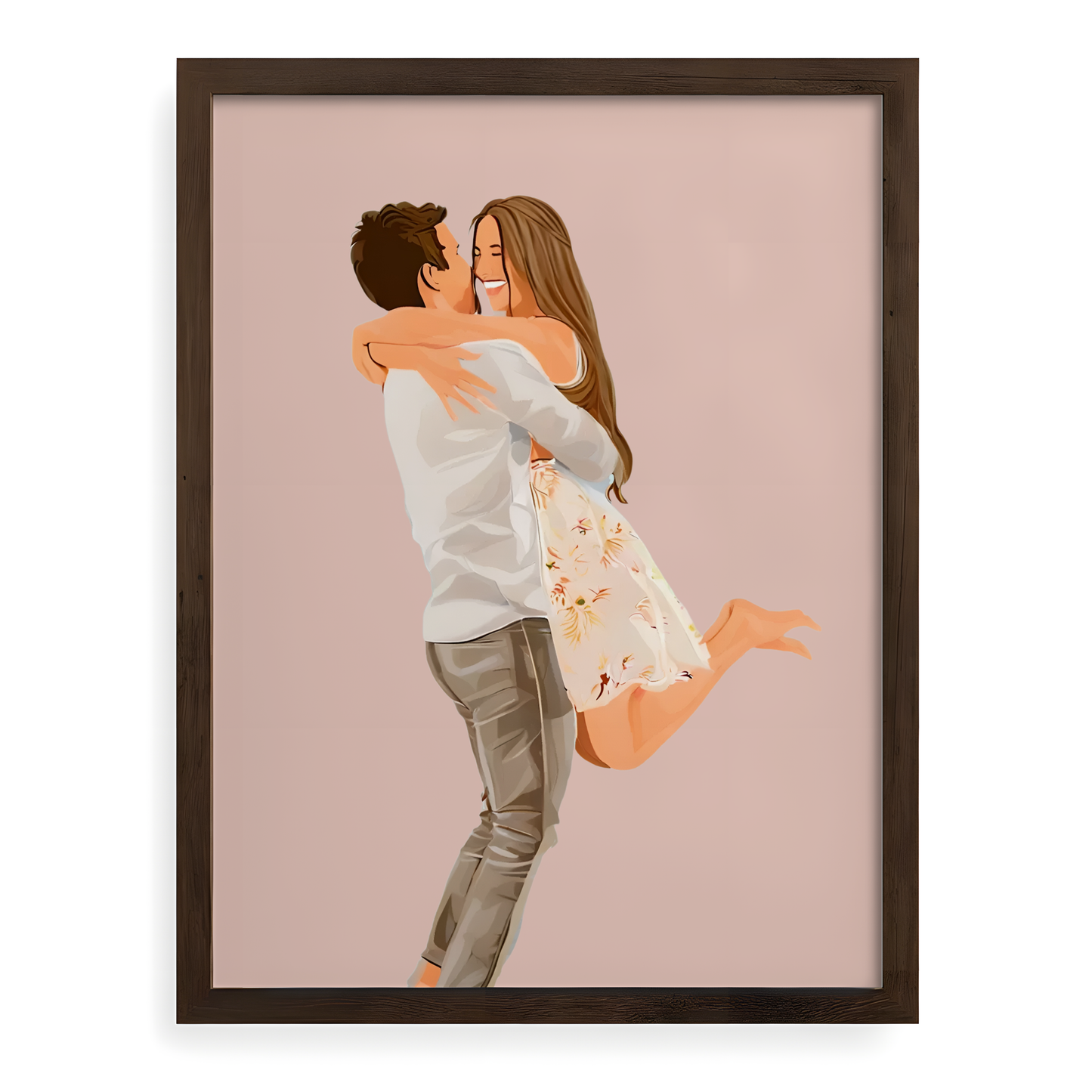 Personalized Couples Portrait