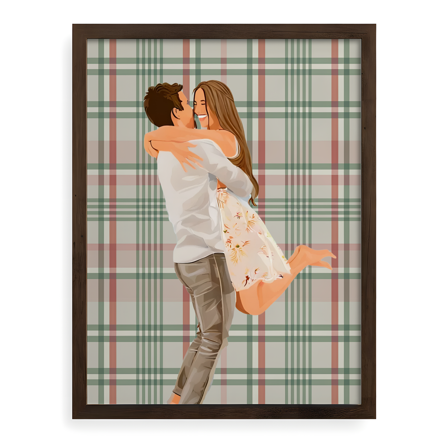 Personalized Couples Portrait