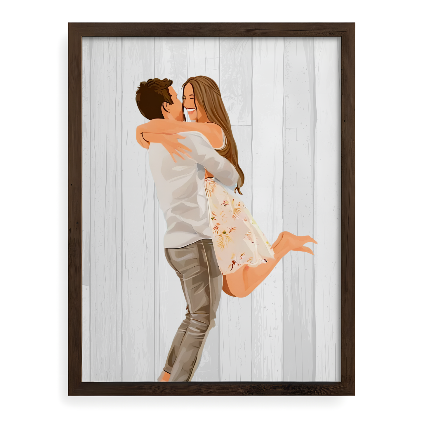 Personalized Couples Portrait