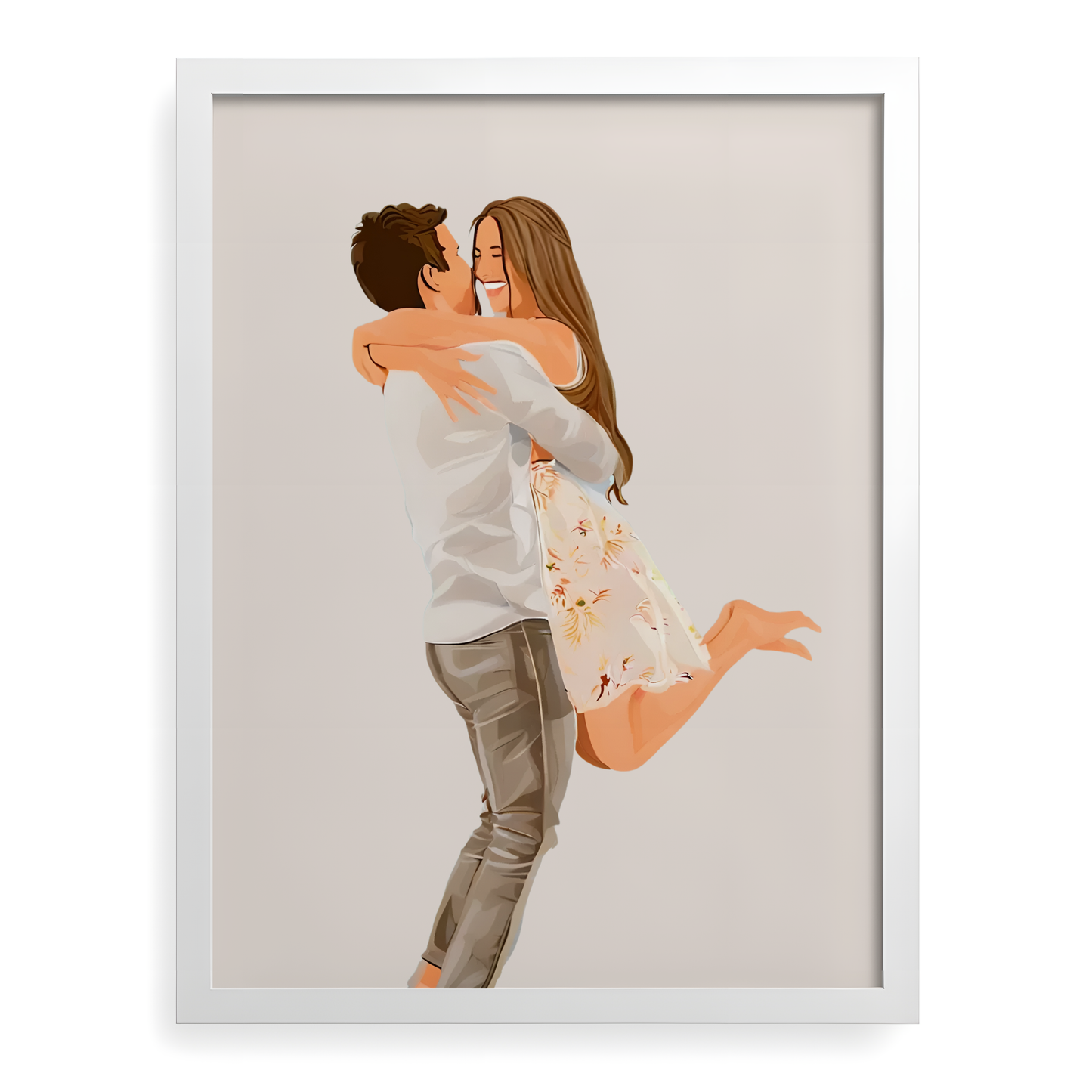 Personalized Couples Portrait