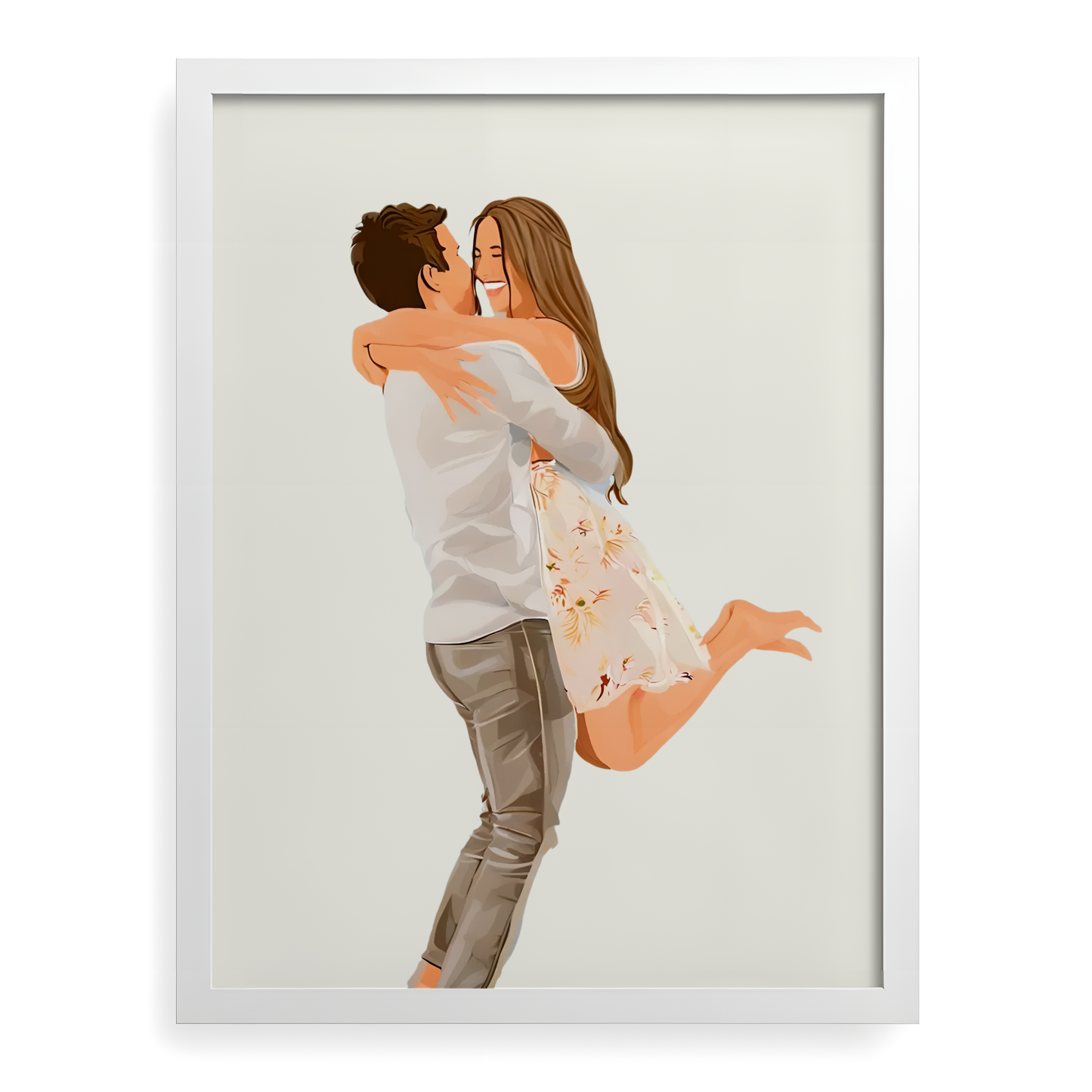 Personalized Couples Portrait